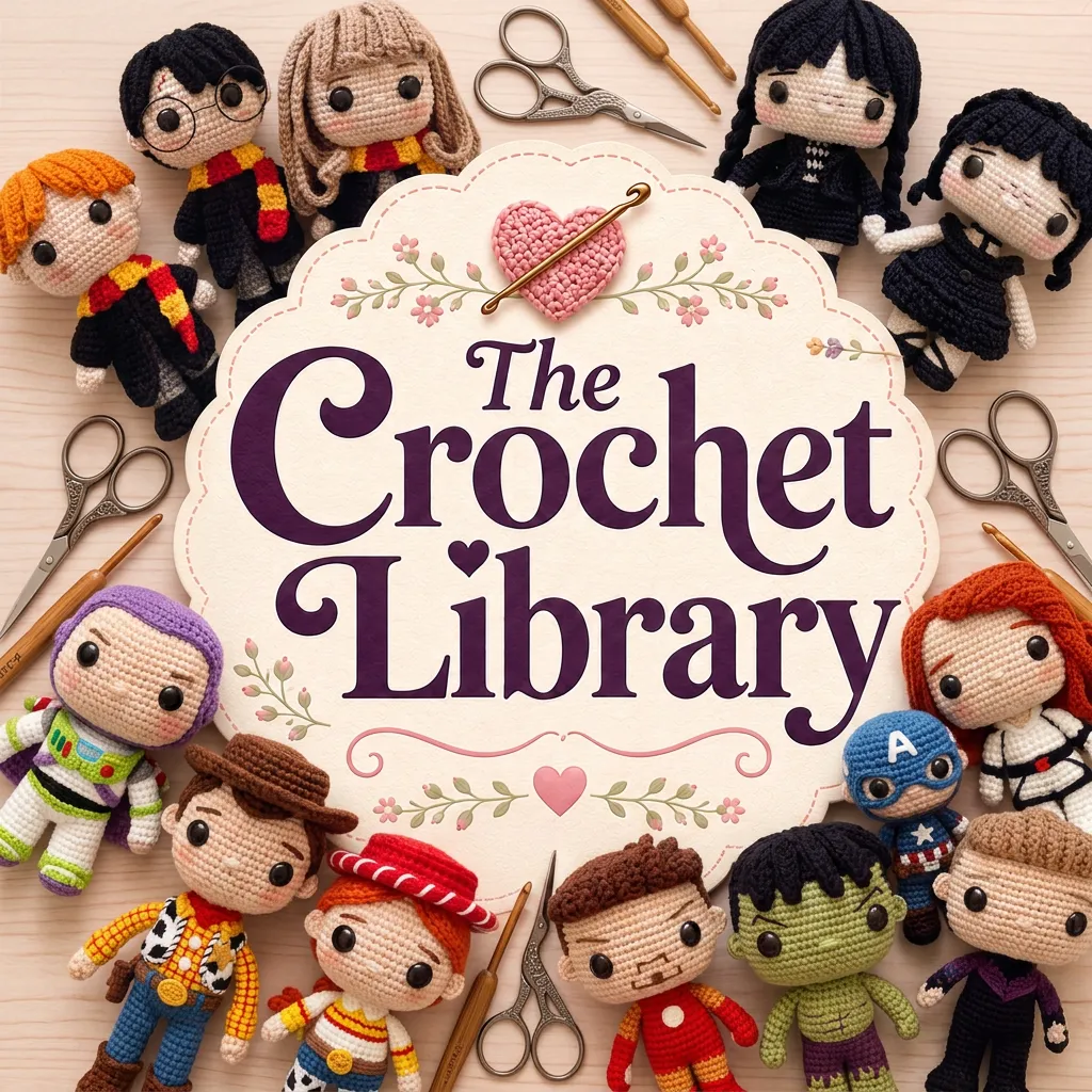 The Crochet Library product mockup