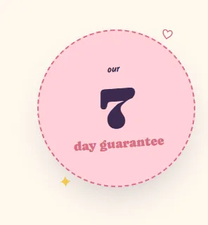 7 day guarantee seal