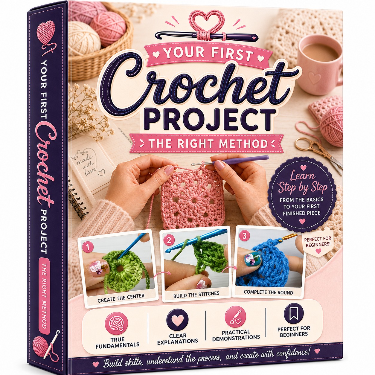Bonus 01 — Crochet From Scratch: Step-by-Step Video Lessons