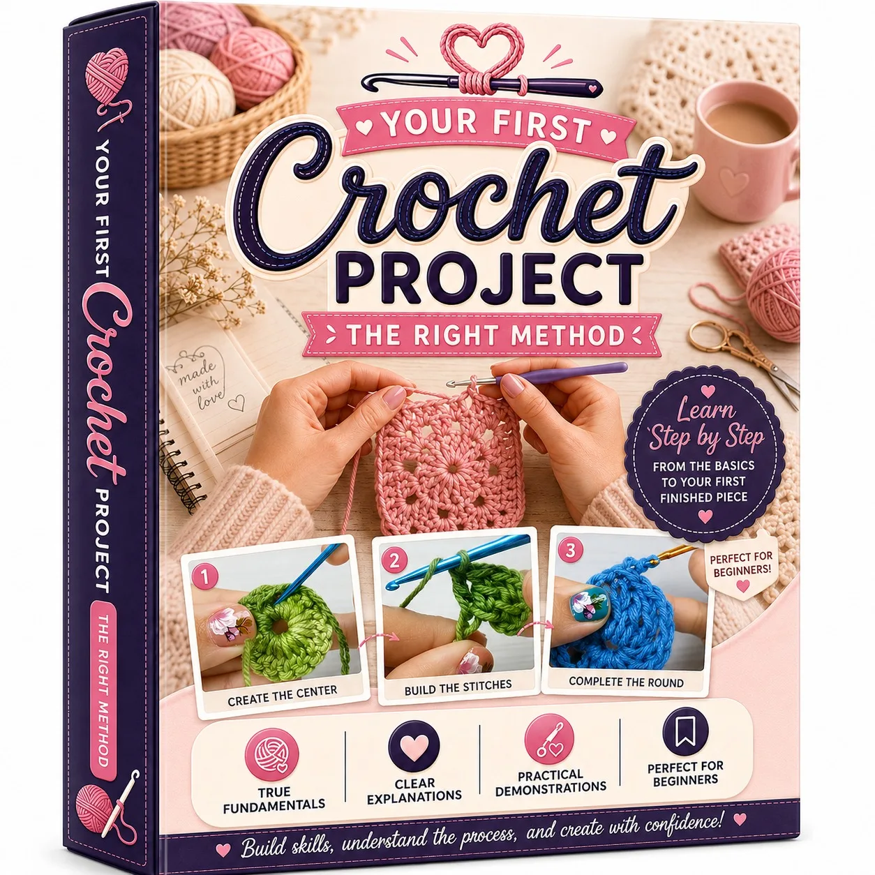 Bonus 01 — Crochet From Scratch: Step-by-Step Video Lessons