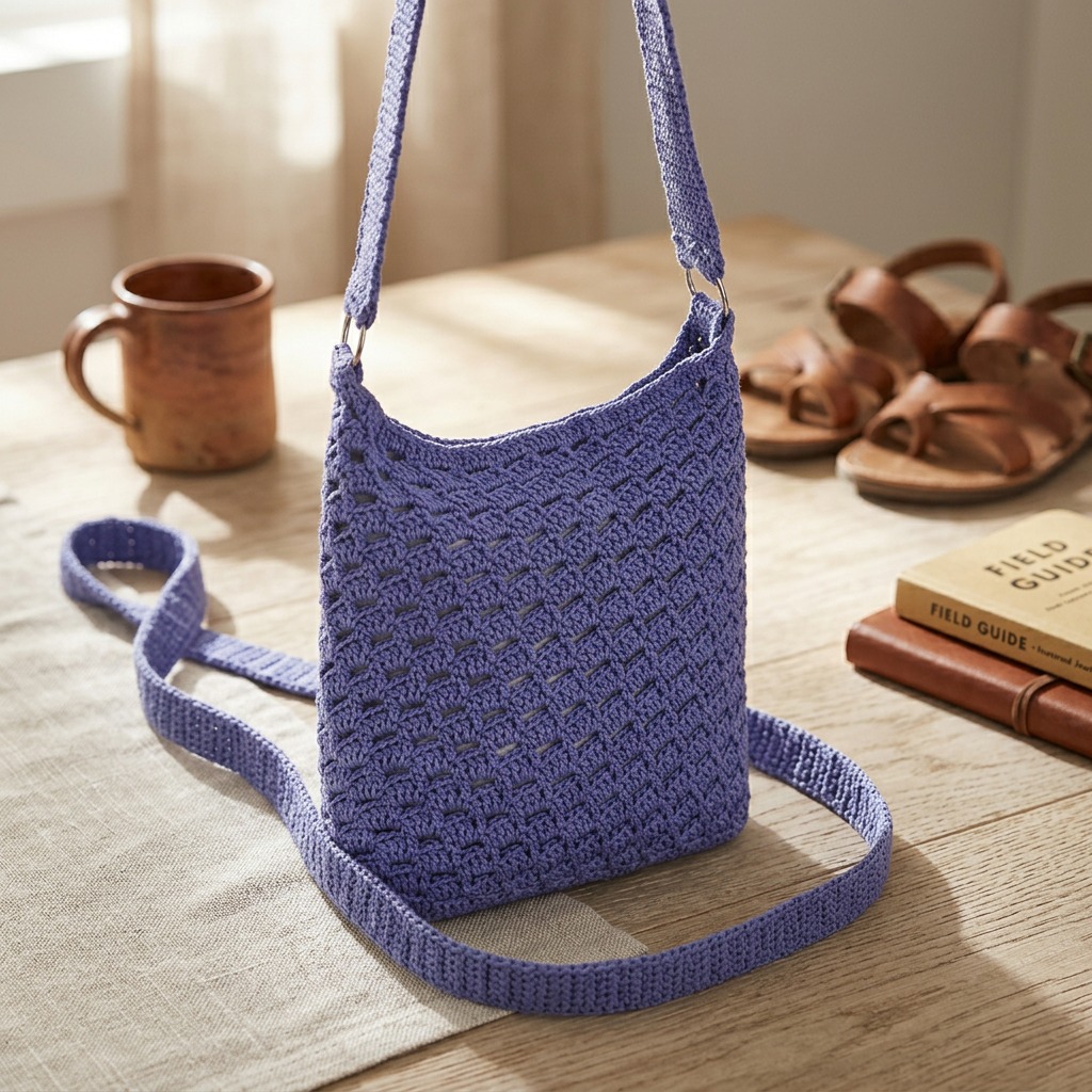 Crochet bag and accessory