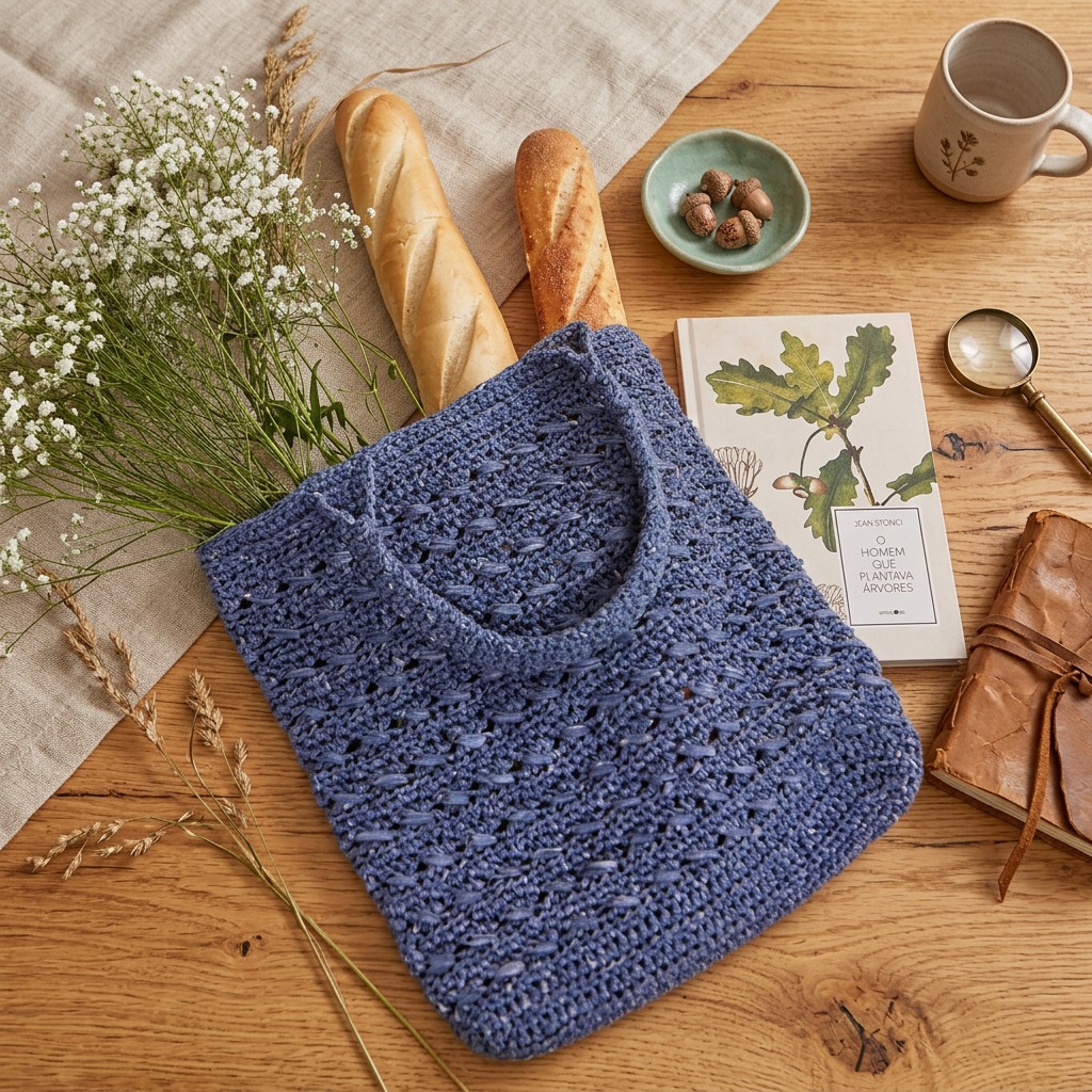 Crochet bag and accessory